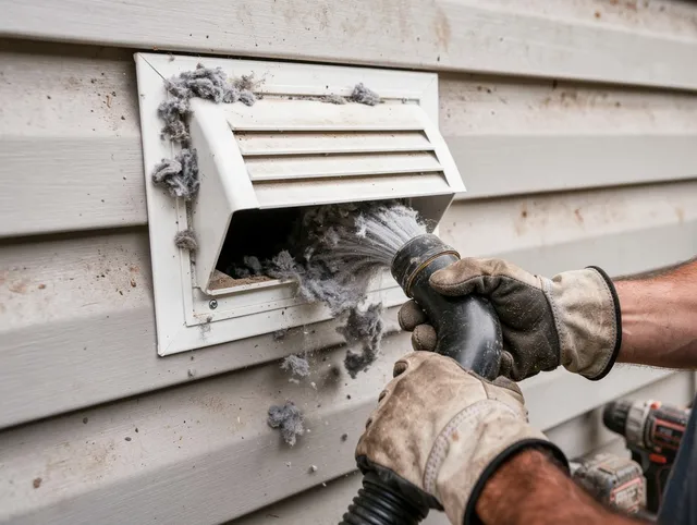 Professional dryer vent cleaning by Sunrise Dryer Vent Cleaning in Sunrise