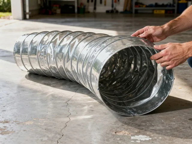 Sunrise Dryer Vent Cleaning specialist using advanced equipment for thorough duct cleaning in Sunrise